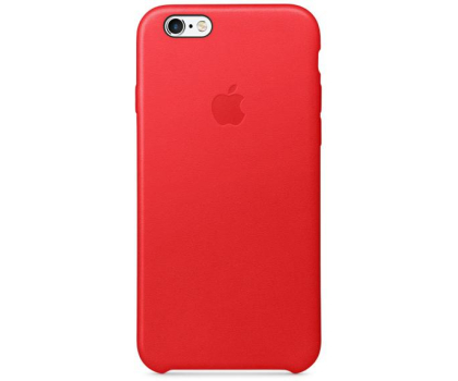 Etui do telefonów Apple iPhone 6s Leather Case czerwony